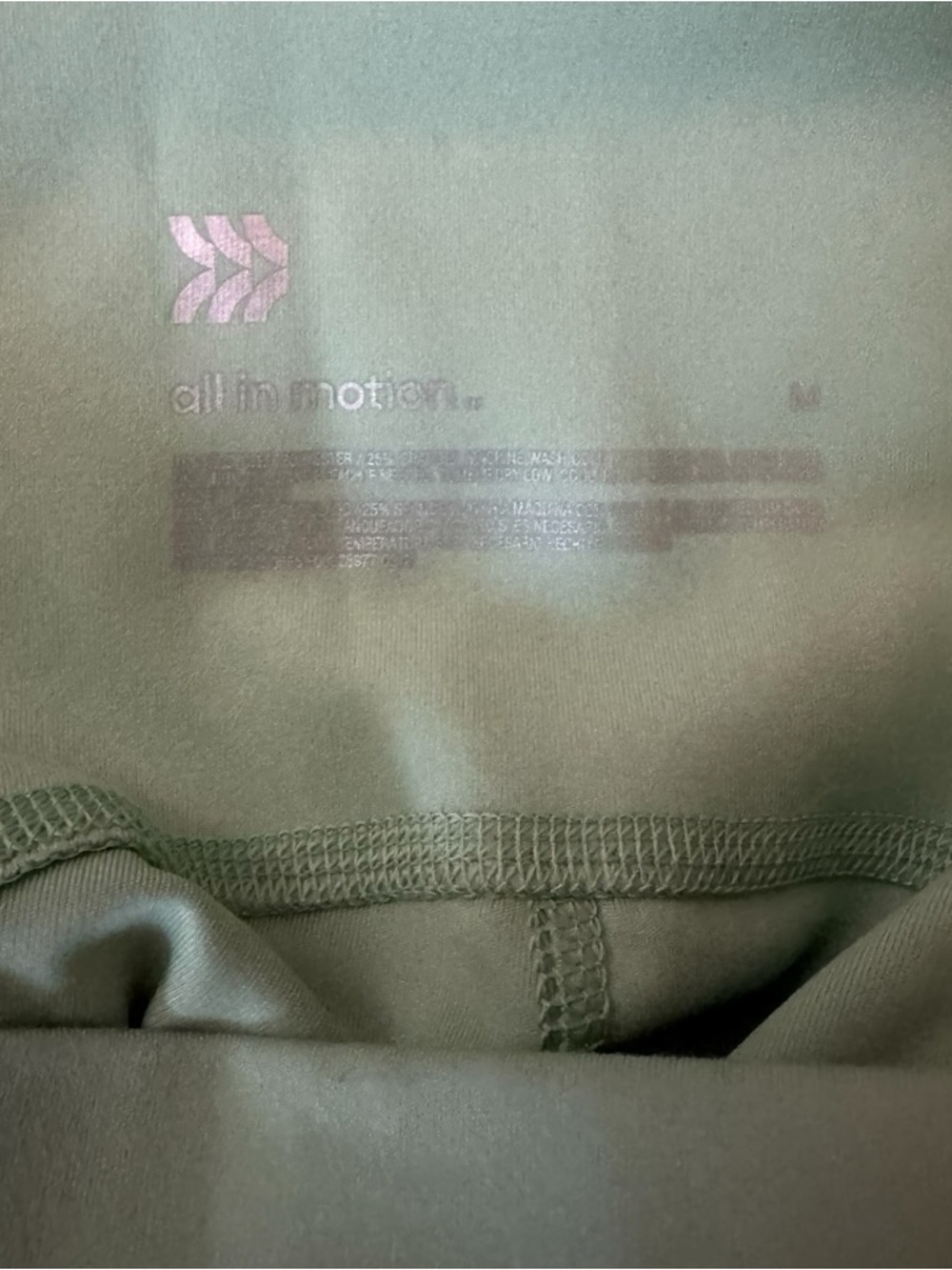 all in motion Light Sage Green High-Rise Leggings - Picture 6 of 6